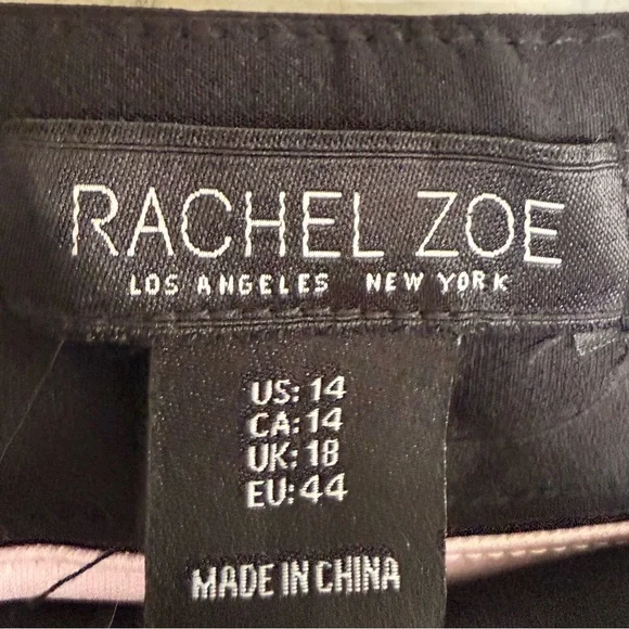 Rachel Zoe Black Pants with Gold Accent - Picture 4 of 5